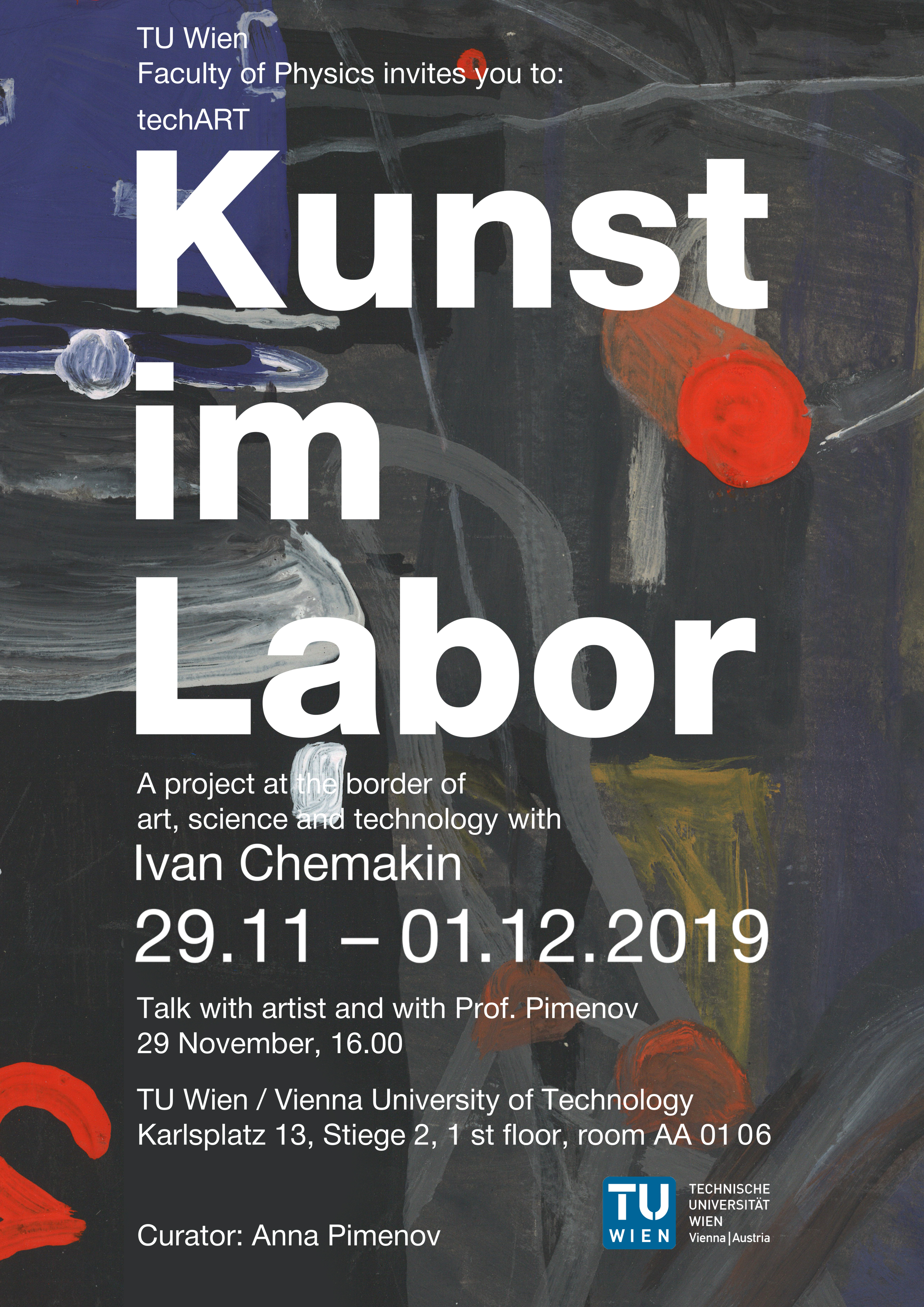 Ivan Chemakin: Kunst im Labor, 29.11 - 01.12.2019